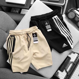 Quần short nam, quần đùi thể thao nam, chất thể thao chất thun poly 2 da chính phẩm, khoá kéo zip xịn chống nước, size từ 55kg - 85kg