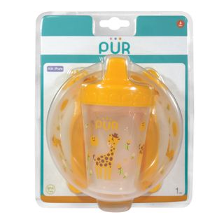 Bộ tô, ly, muỗng, nĩa tập ăn Pur