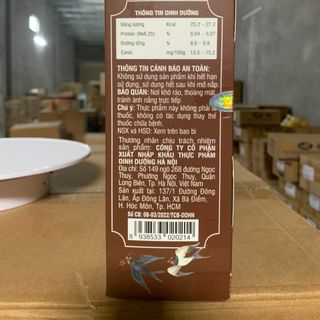 Nước Yến Sào chưng Đường phèn cao cấp 20% yến tươi Hộp Tiết Kiệm - Hộp 6 hũ x 70ml