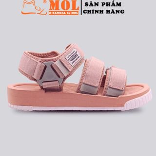 Sandal nữ Vento 3 quai ngang NV9801Be màu hồng phấn
