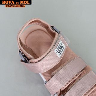 Sandal nữ Vento 3 quai ngang NV9801Be màu hồng phấn