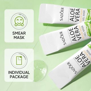 Mặt nạ Ngủ Nha Đam SADOER làm trắng sáng , xoá mờ nếp nhăn , giảm mụn cám (1hop/2goi)