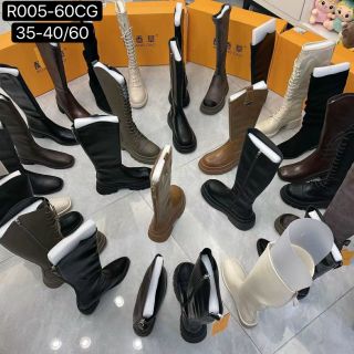 Giày boots nữ chất da cổ cao sang chảnh R005-60