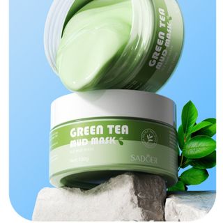 Mặt Nạ Bùn Trà Xanh SADOER trị thâm , ngăn ngừa munn , làm sạch da (100g)