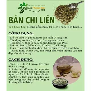 [Kèm toa] Bán Chi Liên, lành tính - Hỗ Trợ Vấn Đề Về Gan, Ung Thư - Dược liệu Phương Thảo