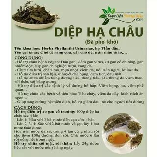 [Kèm toa] Diệp Hạ Châu khô - Bảo Vệ Gan, Giảm Viêm - Dược liệu Phương Thảo