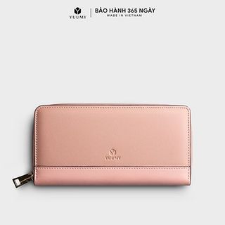 Ví da nữ cầm tay phối viền cách điệu Yuumy Seasand YV64 nhiều màu