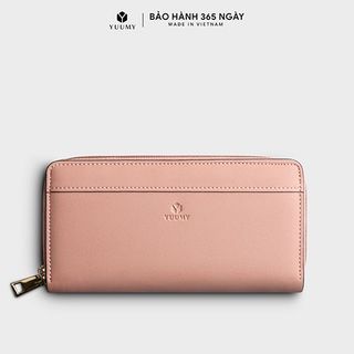 Ví da nữ cầm tay phối viền cách điệu Yuumy Seasand YV62 nhiều màu