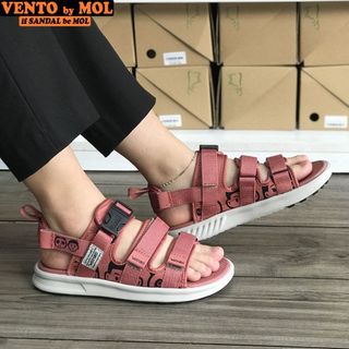 Sandal nữ Vento 3 quai ngang NB80P màu hồng