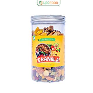 Ngũ cốc Granola mix 9 hạt dinh dưỡng, trái cây sấy, không yến mạch 500g giá sỉ