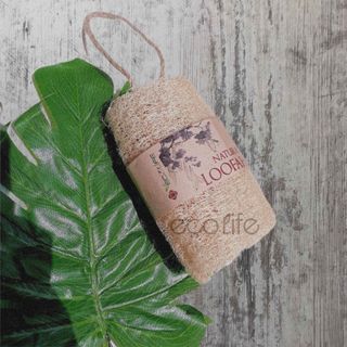 Bông tắm xơ mướp Ecolife làm sạch cơ thể, tẩy tế bào