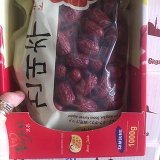 Táo đỏ sấy khô Hàn Quốc BOEUN JUJUBE thùng 20 hộp 1kg hàng ngon đẹp giá sỉ