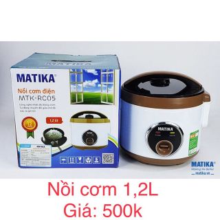 Nồi cơm điện 1,2L matika