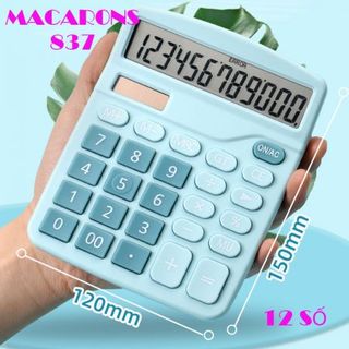 MÁY TÍNH NĂNG LƯỢNG MACARONS 837 - 12 SỐ