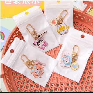 Móc khóa hợp kim nhiều hình dễ thương