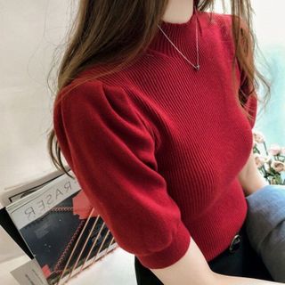 ÁO LEN TAY BỒNG CHẤT ĐẸP TÔN DÁNG - CHIPXINHXK