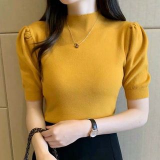 ÁO LEN TAY BỒNG CHẤT ĐẸP TÔN DÁNG - CHIPXINHXK