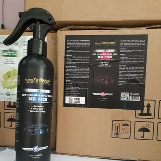 Chai Xịt Khuẩn Khử Mùi Xe Hơi Nano Areiwa 250ml - An toàn - Không độc hại - Công nghệ Nano bạc cực mạnh