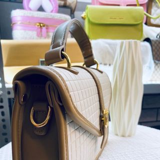 Túi Cặp Nịt Caro QC Nặng Tay