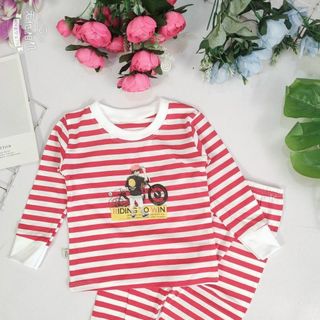 Bộ tay dài bé trai cotton 4 chiều