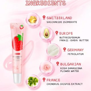 Gel dưỡng môi Laikou dâu tuýp 18g