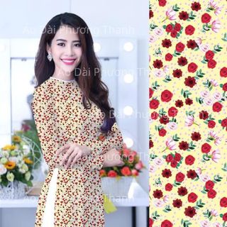 TỔNG HỢP ÁO DÀI 3D HOA NHÍ 10 MẪU