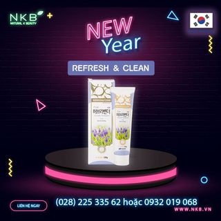 KEM ĐÁNH RĂNG HOA OẢI HƯƠNG Refresh & Clean LAVENDER (ĐỘC QUYỀN) - NKB Store giá sỉ
