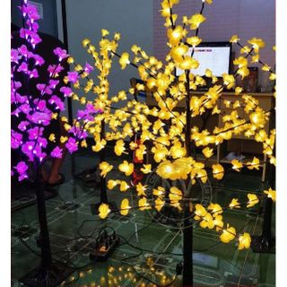 Cây Hoa Mai Hoa Đào 1.2M Có Đèn Led Trang Trí Tết Cực Đẹp A105