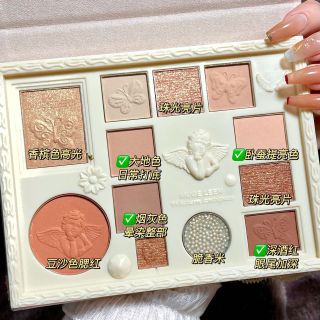 Bảng phấn mắt Muge Leen 12ô
