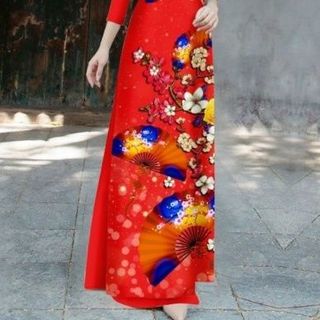 TỔNG HỢP MẪU ÁO DÀI 3D TẾT 42 MẪU
