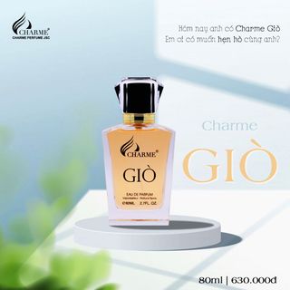 Nước Hoa Cao Cấp Nam CHARME GIÒ Hương Trái Cây Ngọt Ngào Ấm Áp Độ Toả Hương Xa 80ml