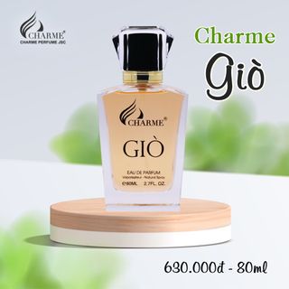 Nước Hoa Cao Cấp Nam CHARME GIÒ Hương Trái Cây Ngọt Ngào Ấm Áp Độ Toả Hương Xa 80ml