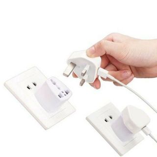 Phích cắm điện chuyển đổi 3 chấu thành 2 chấu Ổ cắm chuyển đổi 3 chân sang 2 chân 5790