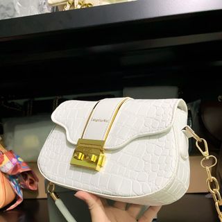 Túi kẹp nách da vân dây tròn Xinh Xỉu