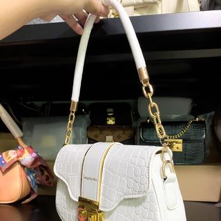 Túi kẹp nách da vân dây tròn Xinh Xỉu