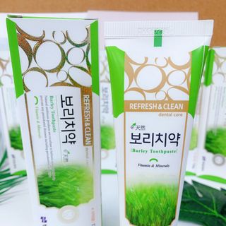 KEM ĐÁNH RĂNG LÚA MẠCH Refresh & Clean BARLEY HÀN QUỐC (ĐỘC QUYỀN) - NKB STORE