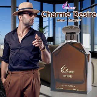 Nước Hoa Pháp Nam CHARME DESIRE Mùi Hương Tươi Mát Mạnh Mẽ Giúp Nam Giới Tự Tin 100ml
