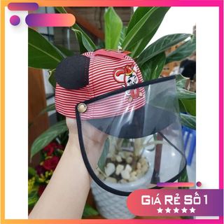 Mũ Nón Thời Trang Cho Bé Từ 6 Tháng 7 Tuổi KÈM TẤM CHẮN ĐI ĐƯỜNG Che Bụi Chắn Gió Bảo Vệ Mắt