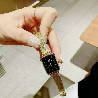 ĐỒNG HỒ D W DÂY LƯỚI NỮ CHỮ NHẬT