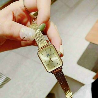 ĐỒNG HỒ D W DÂY LƯỚI NỮ CHỮ NHẬT