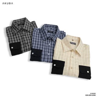 ÁO SƠ MI TAY DÀI CARO AKUBA 01J0295