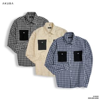 ÁO SƠ MI TAY DÀI CARO AKUBA 01J0295