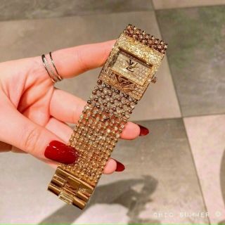 ĐỒNG HỒ L V BẢNG GOLD NỮ HOT XINH