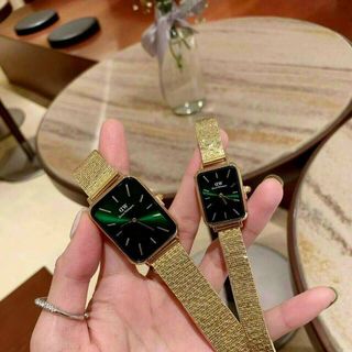 ĐỒNG HỒ D W DÂY LƯỚI CHỮ NHẬT COUPLE HOT HOT