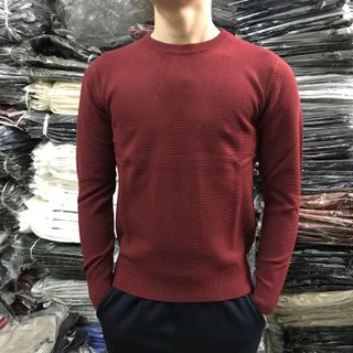 Áo len nam cổ tròn, dáng ôm body, len cao cấp - Tron-gao-at- Hà Đinh