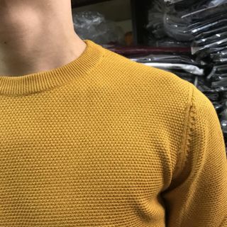 Áo len nam cổ tròn, dáng ôm body, len cao cấp - Tron-gao-at- Hà Đinh