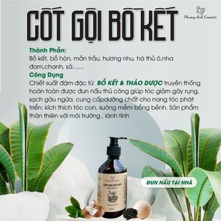 Combo Cốt Gội Bồ Kết Và Ủ Bưởi Xả Dừa