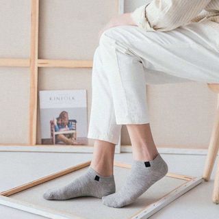 Tất Ngắn Nam Nữ Vớ Thấp Cổ 4 Màu Trơn Chống Hôi Chân Cao Cấp 10