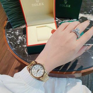 ĐỒNG HỒ ROLLEX MẶT SỐ GẠCH NEW NỮ