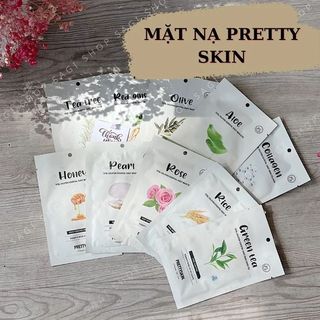 Mặt nạ giấy pretty skin - tea tree